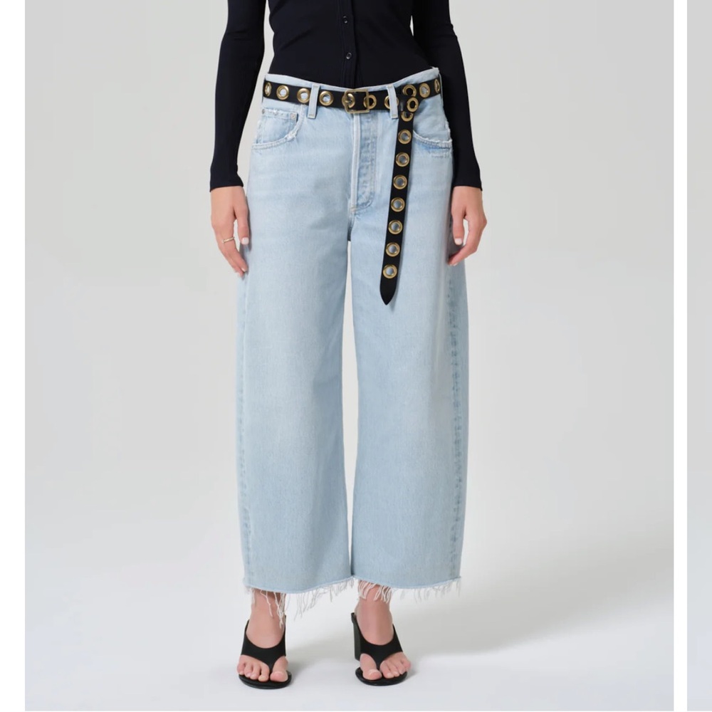Citizens Of Humanity Ayla Light Wash Wide Leg Jeans